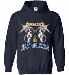 Metallica New Orleans Pelicans Logo Hoodie - zezetee Metallica New Orleans Pelicans Logo Hoodie - zezetee