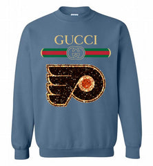 Gucci Philadelphia Flyers Logo Crewneck Sweatshirt - zezetee Gucci Philadelphia Flyers Logo Crewneck Sweatshirt - zezetee