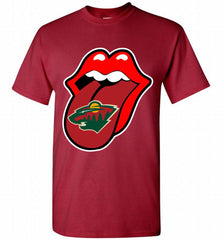 Minnesota Wild x The Rolling Stones Logo Shirt - zezetee Minnesota Wild x The Rolling Stones Logo Shirt - zezetee