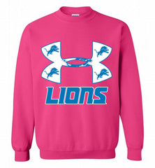 Under Armour Detroit Lions Crewneck Sweatshirt - zezetee Under Armour Detroit Lions Crewneck Sweatshirt - zezetee