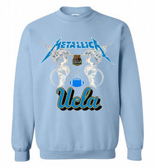 Metallica UCLA Bruins Logo Crewneck Sweatshirt - zezetee Metallica UCLA Bruins Logo Crewneck Sweatshirt - zezetee