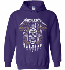 Metallica Snake Skull New Orleans Pelicans Logo Hoodie - zezetee Metallica Snake Skull New Orleans Pelicans Logo Hoodie - zezetee