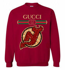 Gucci New Jersey Devils Logo Crewneck Sweatshirt - zezetee Gucci New Jersey Devils Logo Crewneck Sweatshirt - zezetee