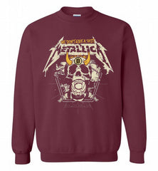 Metallica We Don't Give A Shit Boston Bruins Crewneck Sweatshirt - zezetee Metallica We Don't Give A Shit Boston Bruins Crewneck Sweatshirt - zezetee