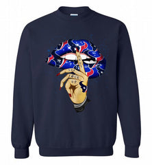 NFL Texans Lip Shut The Fuck Up Crewneck Sweatshirt - zezetee NFL Texans Lip Shut The Fuck Up Crewneck Sweatshirt - zezetee