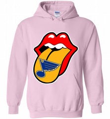 St Louis Blues  x The Rolling Stones Logo Hoodie - zezetee St Louis Blues  x The Rolling Stones Logo Hoodie - zezetee