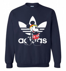 ADIDAS SWIMMING MICKEY MOUSE DISNEY SPORTS Crewneck Sweatshirt - zezetee ADIDAS SWIMMING MICKEY MOUSE DISNEY SPORTS Crewneck Sweatshirt - zezetee