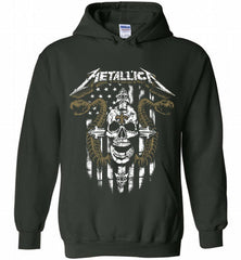 Metallica Snake Skull New Orleans Saints Logo Hoodie - zezetee Metallica Snake Skull New Orleans Saints Logo Hoodie - zezetee