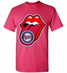 Minnesota Twins  x The Rolling Stones Logo Shirt - zezetee Minnesota Twins  x The Rolling Stones Logo Shirt - zezetee