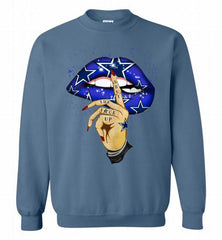 Dallas Cowboys Lip Shut The Fuck Up Crewneck Sweatshirt - zezetee Dallas Cowboys Lip Shut The Fuck Up Crewneck Sweatshirt - zezetee