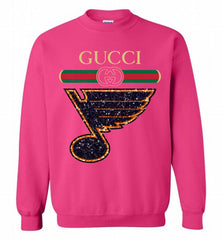 Gucci St Louis Blues Logo Crewneck Sweatshirt - zezetee Gucci St Louis Blues Logo Crewneck Sweatshirt - zezetee