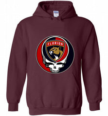 NHL TEAM FLORIDA PANTHERS X GRATEFUL DEAD LOGO BAND Hoodie - zezetee NHL TEAM FLORIDA PANTHERS X GRATEFUL DEAD LOGO BAND Hoodie - zezetee