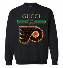 Gucci Philadelphia Flyers Logo Crewneck Sweatshirt - zezetee Gucci Philadelphia Flyers Logo Crewneck Sweatshirt - zezetee