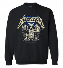 Metallica We Don't Give A Shit St Louis Blues Crewneck Sweatshirt - zezetee Metallica We Don't Give A Shit St Louis Blues Crewneck Sweatshirt - zezetee