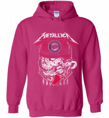 Metallica Skull Minnesota Twins Logo Hoodie - zezetee Metallica Skull Minnesota Twins Logo Hoodie - zezetee