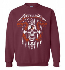 Metallica Baltimore Orioles Logo Crewneck Sweatshirt - zezetee Metallica Baltimore Orioles Logo Crewneck Sweatshirt - zezetee