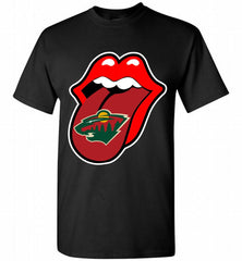 Minnesota Wild x The Rolling Stones Logo Shirt - zezetee Minnesota Wild x The Rolling Stones Logo Shirt - zezetee
