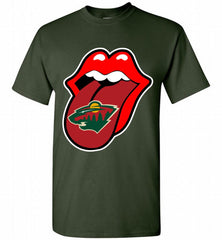 Minnesota Wild x The Rolling Stones Logo Shirt - zezetee Minnesota Wild x The Rolling Stones Logo Shirt - zezetee