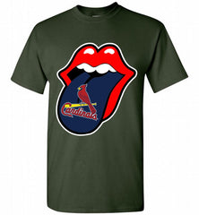 St Louis Cardinals  x The Rolling Stones Logo Shirt - zezetee St Louis Cardinals  x The Rolling Stones Logo Shirt - zezetee
