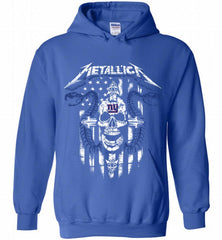 Metallica Snake Skull New York Giants Logo Hoodie - zezetee Metallica Snake Skull New York Giants Logo Hoodie - zezetee