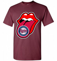 Minnesota Twins  x The Rolling Stones Logo Shirt - zezetee Minnesota Twins  x The Rolling Stones Logo Shirt - zezetee