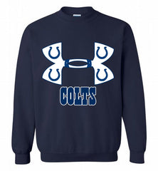Under Armour Indianapolis Colts Crewneck Sweatshirt - zezetee Under Armour Indianapolis Colts Crewneck Sweatshirt - zezetee