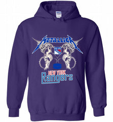 Metallica New York Rangers Logo Hoodie - zezetee Metallica New York Rangers Logo Hoodie - zezetee