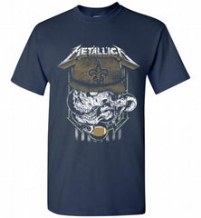 Metallica Skull Snake New Orleans Saints Shirt - zezetee Metallica Skull Snake New Orleans Saints Shirt - zezetee