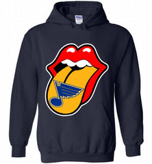 St Louis Blues  x The Rolling Stones Logo Hoodie - zezetee St Louis Blues  x The Rolling Stones Logo Hoodie - zezetee