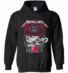Metallica Skull Minnesota Twins Logo Hoodie - zezetee Metallica Skull Minnesota Twins Logo Hoodie - zezetee