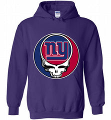 New York Giants Grateful Dead Logo Band Hoodie - zezetee New York Giants Grateful Dead Logo Band Hoodie - zezetee