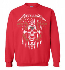 Metallica Snake Skull New Orleans Saints Logo Crewneck Sweatshirt - zezetee Metallica Snake Skull New Orleans Saints Logo Crewneck Sweatshirt - zezetee
