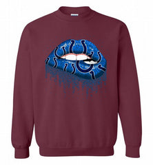 Lip Indianapolis Colts Football Crewneck Sweatshirt - zezetee Lip Indianapolis Colts Football Crewneck Sweatshirt - zezetee