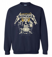 Metallica We Don't Give A Shit Baltimore Ravens Crewneck Sweatshirt - zezetee Metallica We Don't Give A Shit Baltimore Ravens Crewneck Sweatshirt - zezetee