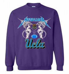 Metallica UCLA Bruins Logo Crewneck Sweatshirt - zezetee Metallica UCLA Bruins Logo Crewneck Sweatshirt - zezetee
