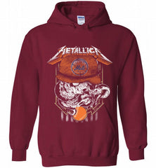 Metallica Skull New York Mets Logo Hoodie - zezetee Metallica Skull New York Mets Logo Hoodie - zezetee