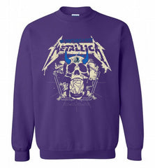 Metallica We Don't Give A Shit Dallas Mavericks Crewneck Sweatshirt - zezetee Metallica We Don't Give A Shit Dallas Mavericks Crewneck Sweatshirt - zezetee