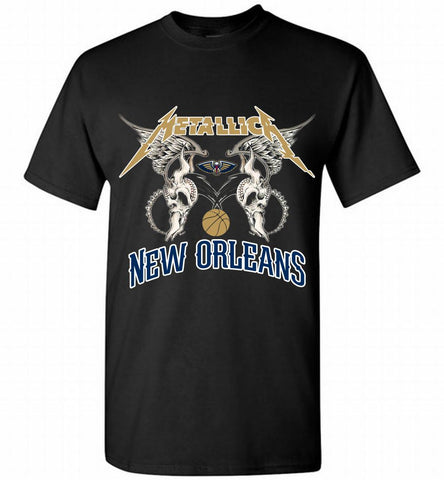 Metallica New Orleans Pelicans Logo Shirt - zezetee Metallica New Orleans Pelicans Logo Shirt - zezetee