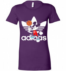 ADIDAS BASKETBALL MICKEY MOUSE DISNEY SPORTS Bella Ladies Tee - zezetee ADIDAS BASKETBALL MICKEY MOUSE DISNEY SPORTS Bella Ladies Tee - zezetee
