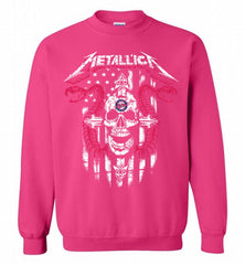 Metallica Minnesota Twins Logo Crewneck Sweatshirt - zezetee Metallica Minnesota Twins Logo Crewneck Sweatshirt - zezetee
