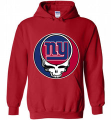 New York Giants Grateful Dead Logo Band Hoodie - zezetee New York Giants Grateful Dead Logo Band Hoodie - zezetee