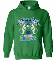 Metallica New York Rangers Logo Hoodie - zezetee Metallica New York Rangers Logo Hoodie - zezetee