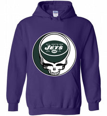 New York Jets Grateful Dead Logo Band Hoodie - zezetee New York Jets Grateful Dead Logo Band Hoodie - zezetee