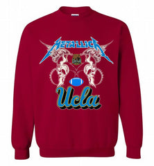 Metallica UCLA Bruins Logo Crewneck Sweatshirt - zezetee Metallica UCLA Bruins Logo Crewneck Sweatshirt - zezetee