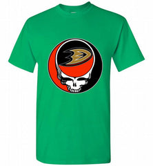 NHL TEAM ANAHEIM DUCKS X GRATEFUL DEAD LOGO BAND Shirt - zezetee NHL TEAM ANAHEIM DUCKS X GRATEFUL DEAD LOGO BAND Shirt - zezetee