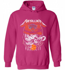 Metallica Skull Snake New York Knicks Hoodie - zezetee Metallica Skull Snake New York Knicks Hoodie - zezetee