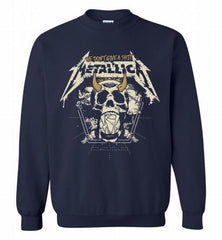 Metallica We Don't Give A Shit New Orleans Pelicans Crewneck Sweatshirt - zezetee Metallica We Don't Give A Shit New Orleans Pelicans Crewneck Sweatshirt - zezetee