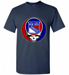 NHL TEAM NEW YORK RANGERS X GRATEFUL DEAD LOGO BAND Shirt - zezetee NHL TEAM NEW YORK RANGERS X GRATEFUL DEAD LOGO BAND Shirt - zezetee