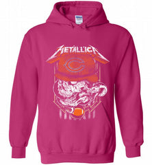 Metallica Skull Snake Chicago Bears Hoodie - zezetee Metallica Skull Snake Chicago Bears Hoodie - zezetee