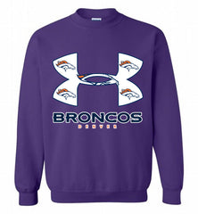 Under Armour Denver Broncos Crewneck Sweatshirt - zezetee Under Armour Denver Broncos Crewneck Sweatshirt - zezetee